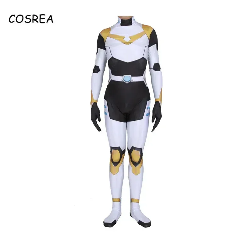 AA wat Voltron Cosplay Difensore dell'Universo Tutina Adulto Full Body Spandex Vestito Costume Costumi di Halloween per Gli Uomini 2025 Nuovo