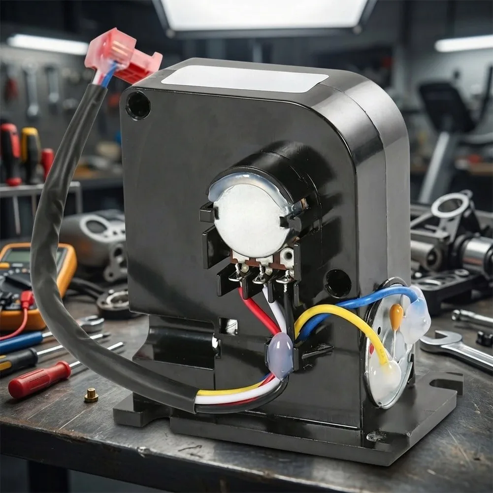 6V For Elliptical Resistance Motor Compatible with Models Using Part Number 193223 Compact Design for Home Gym Use