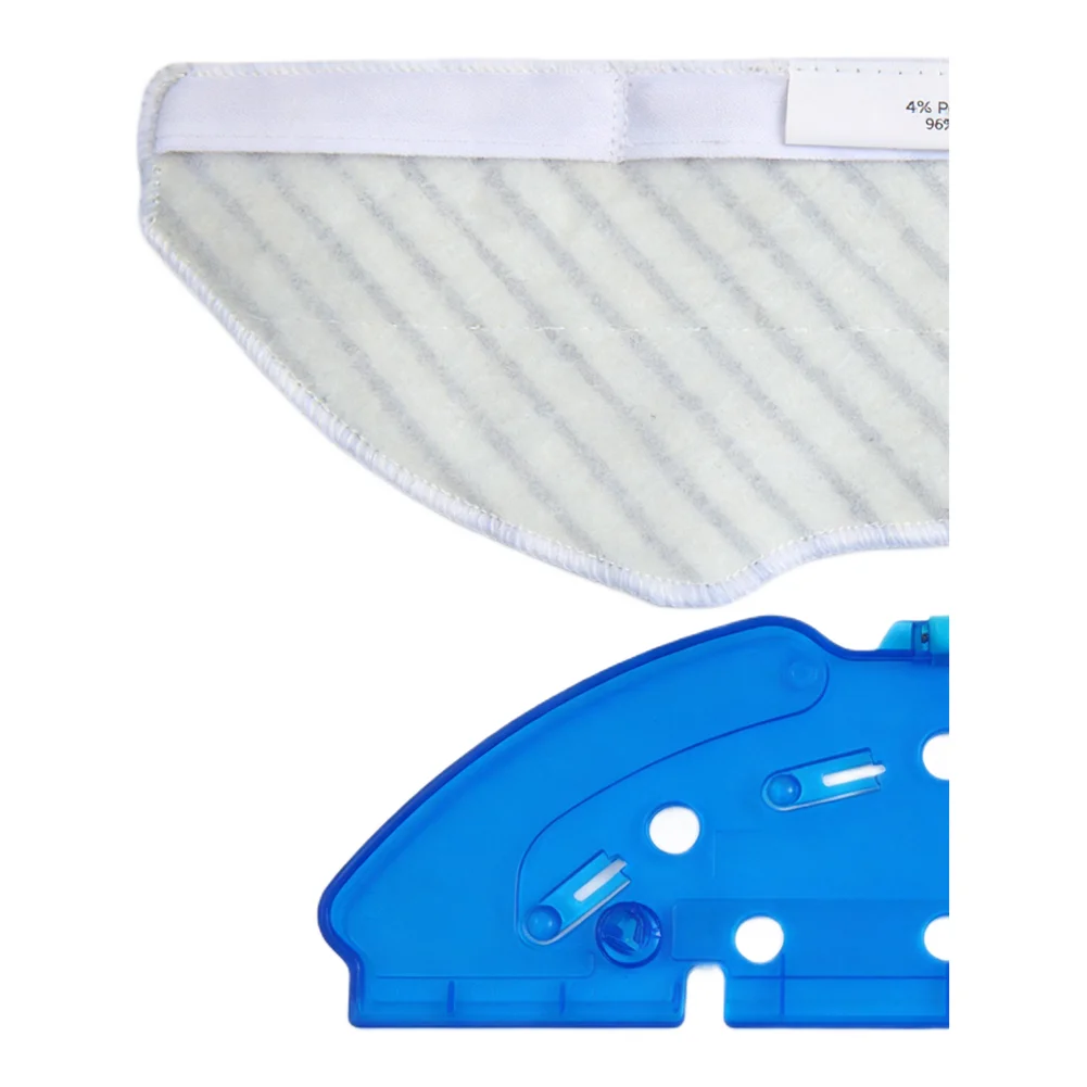 Mop Cloth Holder and Pad Set Compatible with For RR8587WH For XPLORER 75 S+ Robotic Vacuums Performance Upgrade