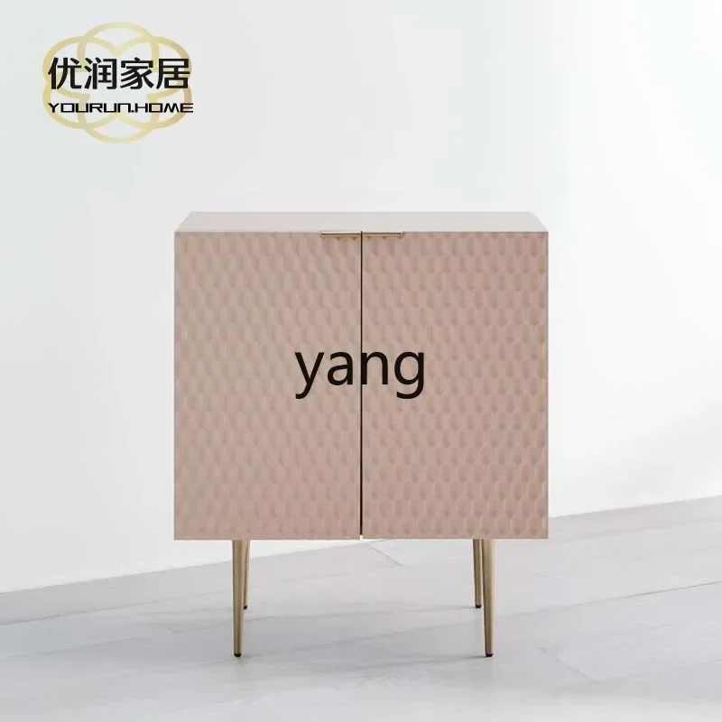 LTT1 American simple modern pink entrance table foyer table light luxury fashion entrance cabinet