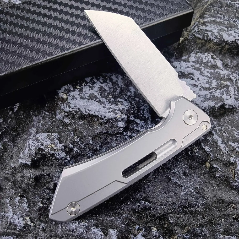 

Тактический складной нож с лезвием 440C и стальной ручкой 420, подшипник подводного резервуара, идеально подходит для уличной EDC, охоты, кемпинга, пешего туризма