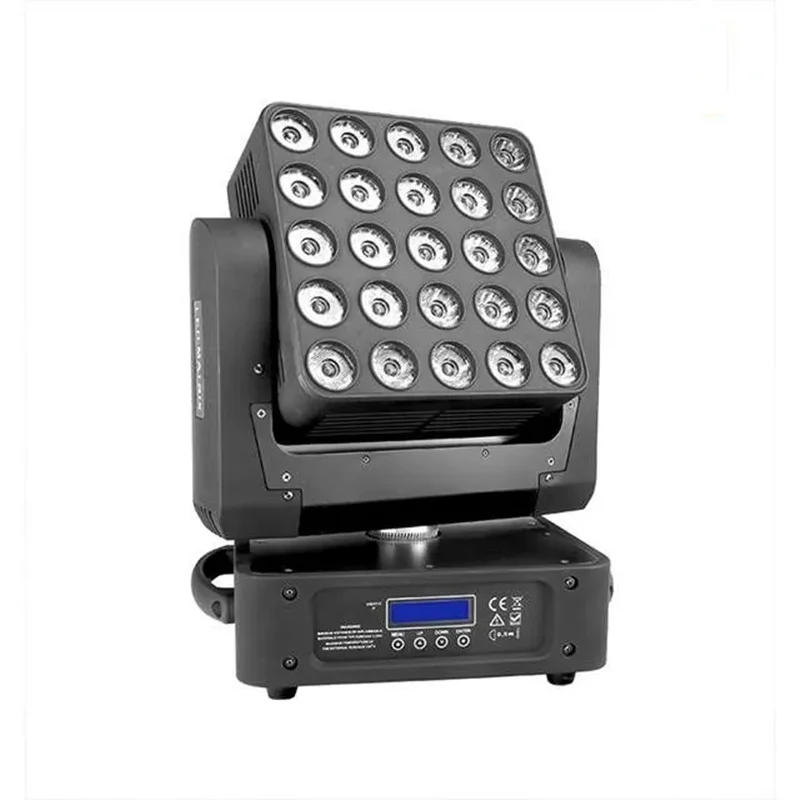 RGBW Zoom Wash light 25*10W LED Matrix Light Moving Head Light 4 in 1 PLS-L2510