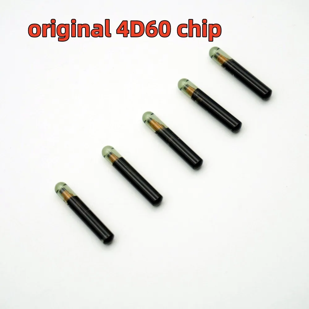 

5/10pcs Original 4D60 80bit Glass Chip T32 Car Remote Key Chips Blank Transponder Chip