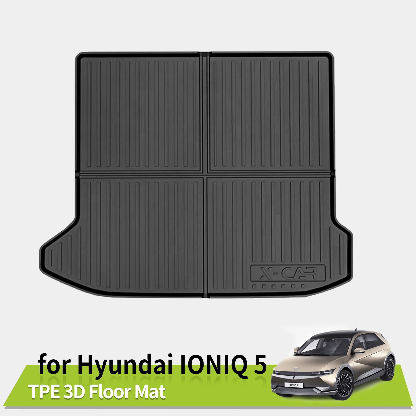 

for Hyundai IONIQ 5 2022 2023 2024 Trunk Backrest Pad TPE Car Floor Mats