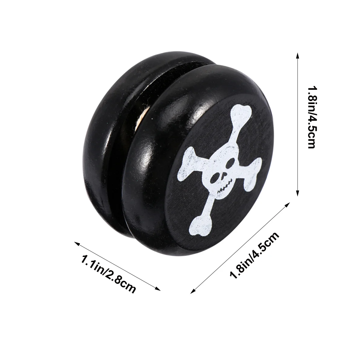 3Pcs Colorful Wooden Yo-Yo Ball for Children Hand Coordination Development Fine Motor Skills Fun Learning Activity Toddler Gift