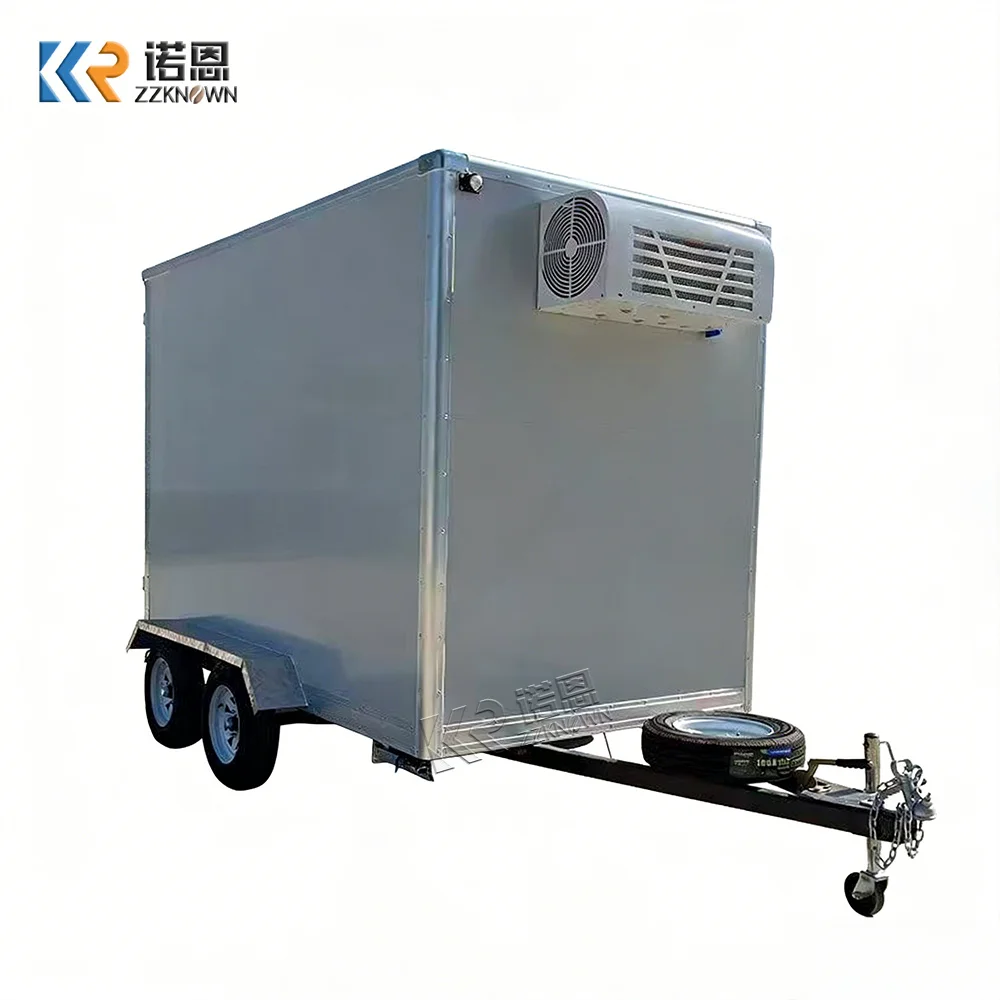 Industrial Refrigerated Truck Powerful Reefer Truck Consistent Cold Chain Freezer Transport Trailer With Cooling System
