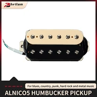 Phrilam Pro HH Alnico5 de alto rendimiento 6 no y 6 mástil Humbucker ajustable/puente de 50 mm7,6 K/ pastillas de 52 mm 8,8/16,5 K para guitarra eléctrica