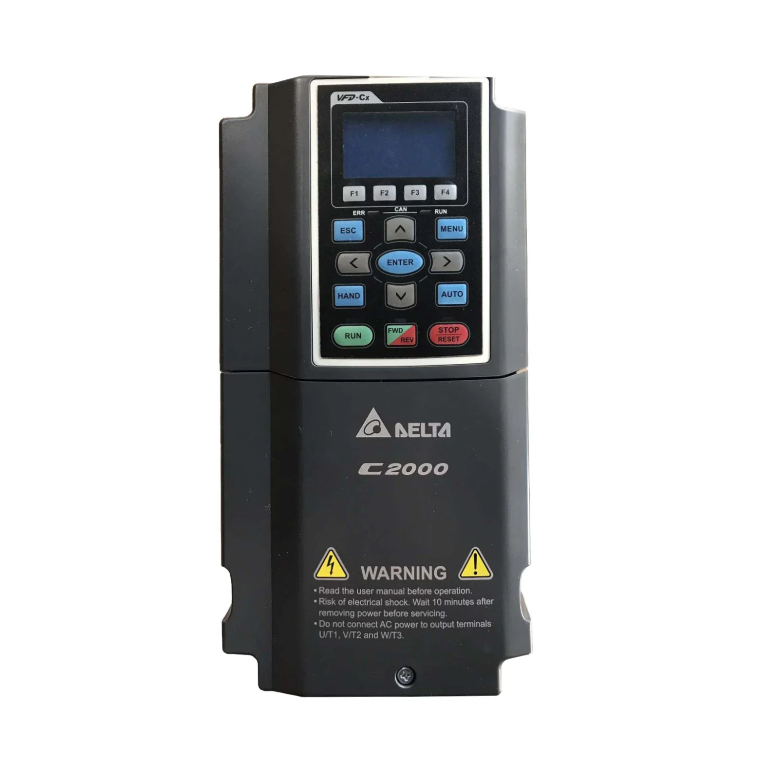 

Delta frequency converter built in brake 380V 3P 4kW 10k PLC VFD040C4EA-21