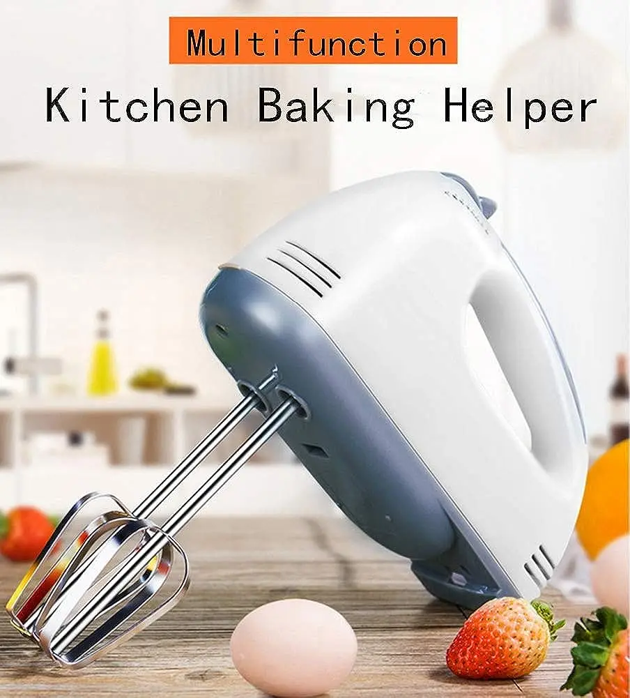 7 Speed Electric Mixer Beater Cakes Bread Egg Stand Mixer Blender Household Home Kitchen Dining Accessories Handheld Mixer