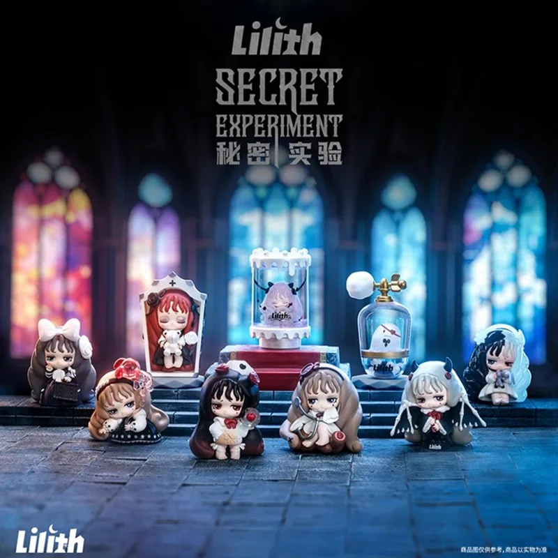 

Lilith Secret Experiment Series слепая коробка Mystery Box игрушки милые экшн-фигурки аниме украшение для рабочего стола Kawaii куклы игрушка в подарок