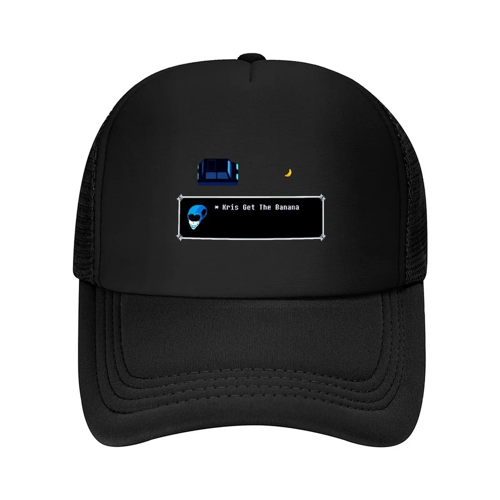 

DELTARUNE Chapter 2 - Kris get the banana Baseball Cap Golf Wear Funny hats Sports Cap Sunhat Women Caps Men's