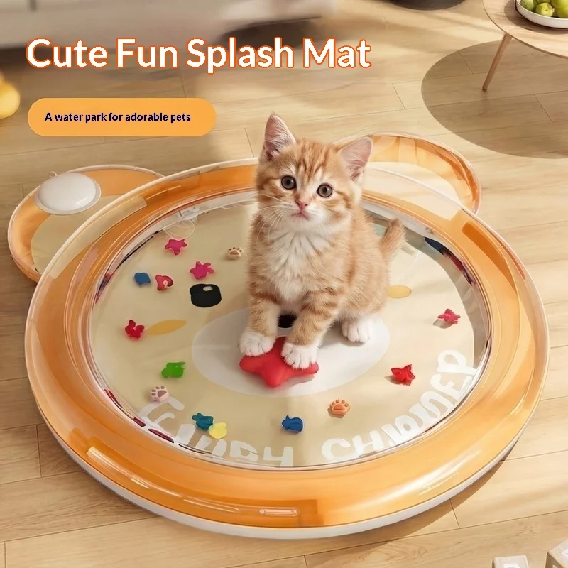 Thickened Durable Pet Water Mat Summer Cooling Pad Inflatable Anti Fall Large Climbing Pad for Small Medium Large Dogs Cats