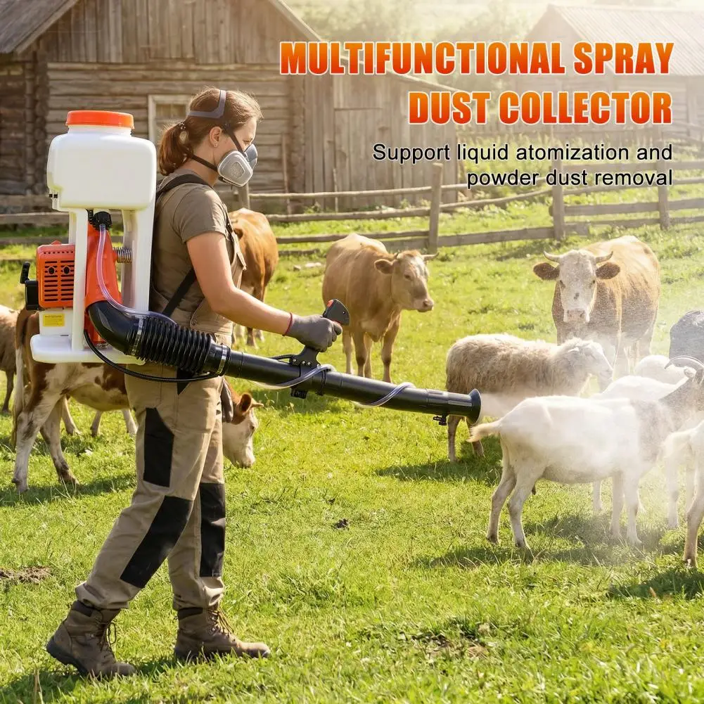 Backpack Fogger, Large Scale Spraying 43cc Engine Gasoline Powered Sprayer, 3.7 Gallon Tank 6800rpm Insect Control Cold Fogger