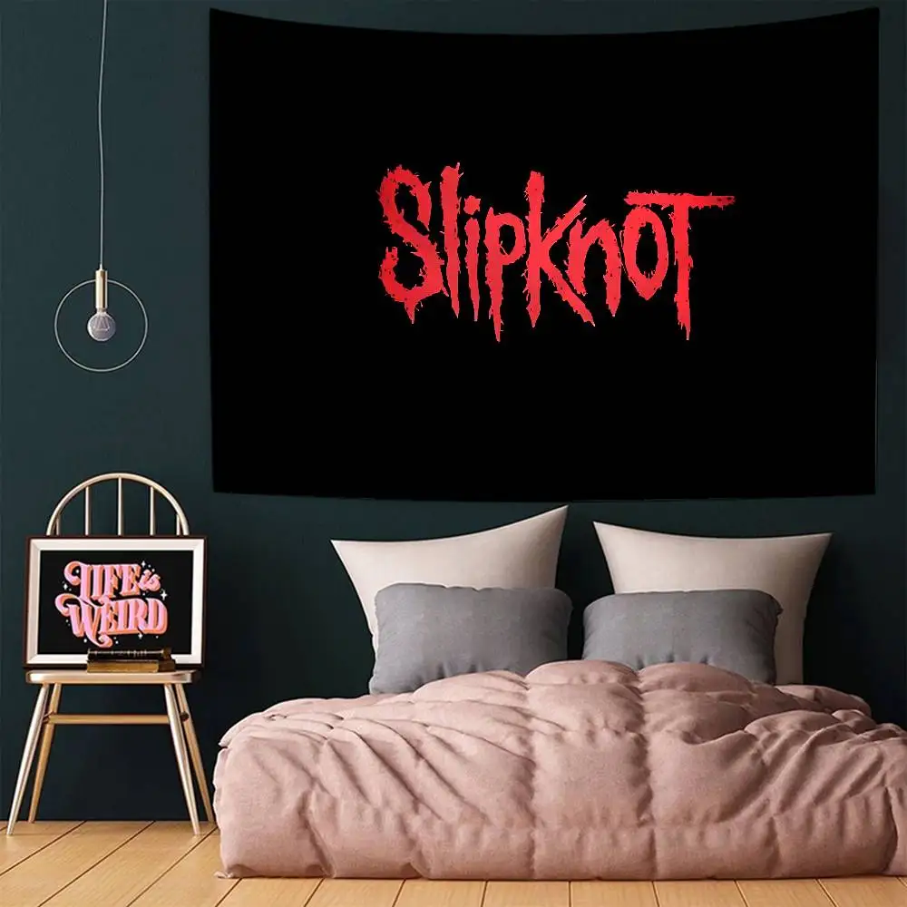S-Slipknots Rock DIY Wall Tapestry Hanging Tarot Hippie Wall Rugs Dorm INS Home Decor
