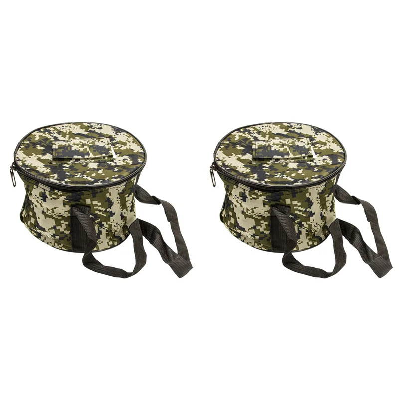 【Must-Haves】2X inverno pesca no gelo equipamento de pesca saco de pesca bandeira de pesca no gelo bandeja saco de armazenamento mesa de pesca capa protetora