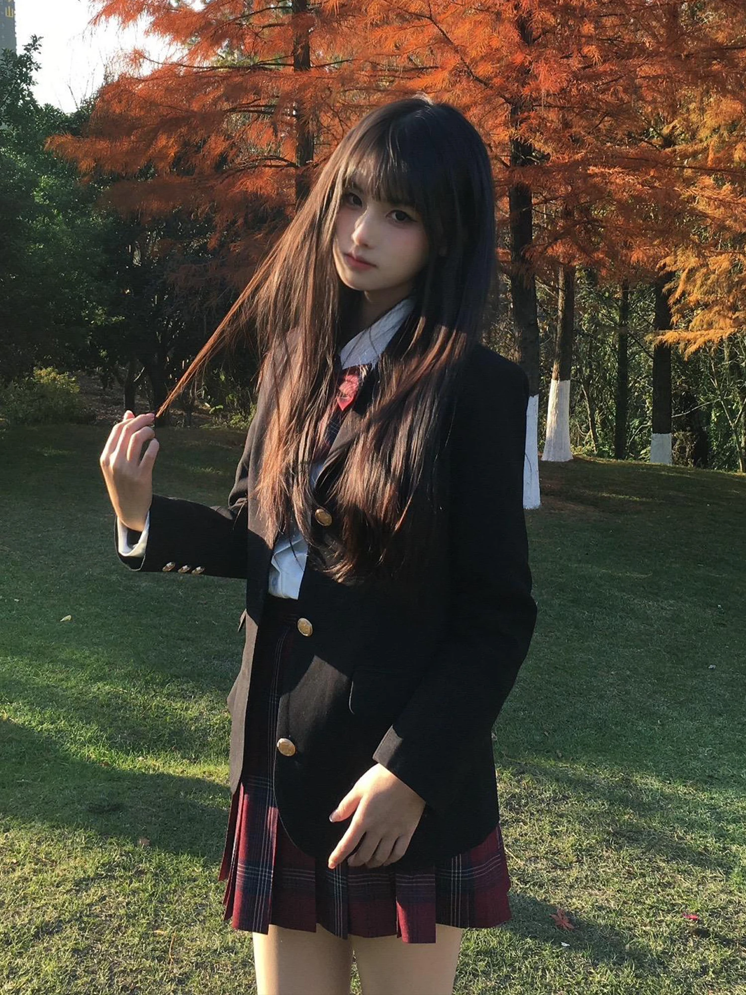 

Original Bla Women's Suit Jaet Layering Autumn Winter College Sle JK orm Outerwear Polyester Commute Suitable