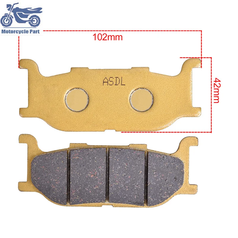 Motorcycle Front and Rear Brake Pads For YAMAHA XV950R 14-20 XVS950 XV950 SCR950 14-18 Bolt Midnight Star Stryker XVS1300 11-14