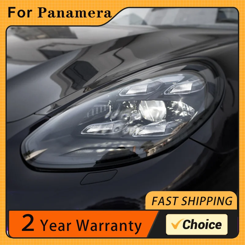 For to Porsche Panamera headlight assembly Panamera 11-17 Panamera modified LED matrix lens