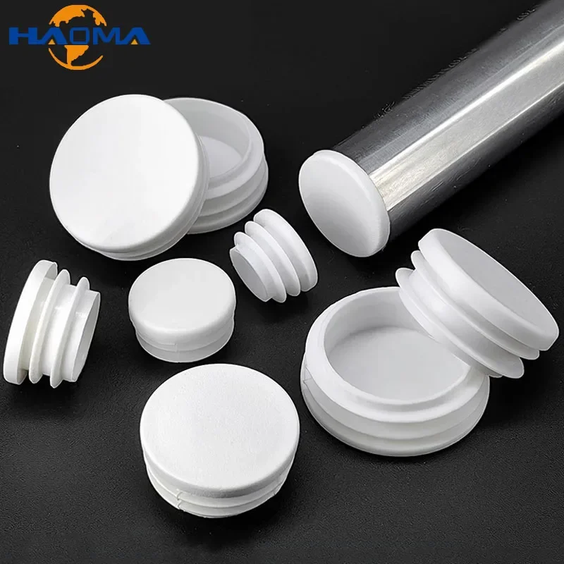 

1-20Pcs Round Plastic White Blanking End Cap Tube Pipe Insert Plug Bung 16mm-50mm