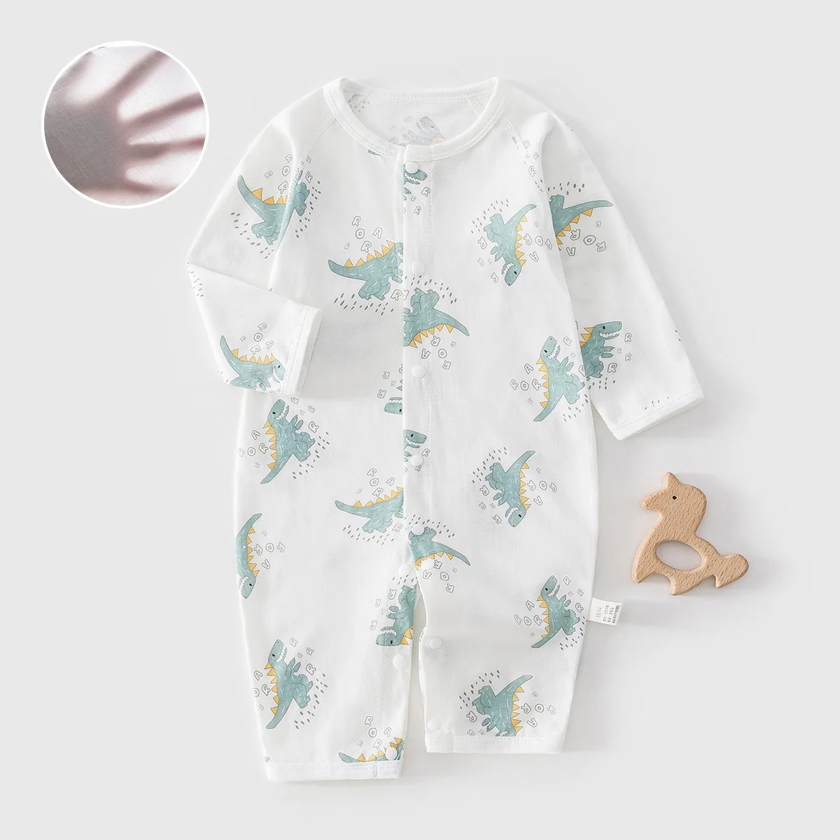0-18M Baby Boy Girl Summer Lightweight Cool Jumpsuit Newborns Pure Cotton Moisture-wicking Romper Kid Easy on Off Casual Oneise