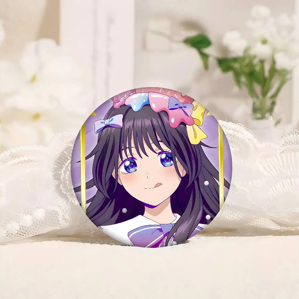 جديد K-Kaoruko Waguri لينة زر دبوس مشرق مطبوعة أيقونة هدية للأصدقاء شارة طوق بروش التلبيب دبوس معدني