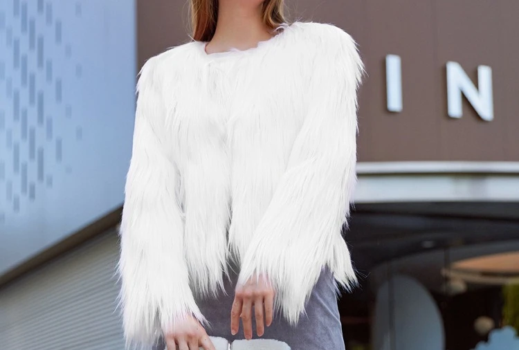 سترة نسائية قصيرة فضفاضة بلون سادة لعام 2025 لخريف وشتاء