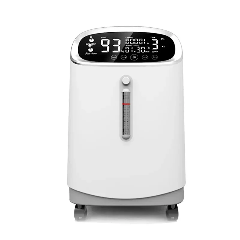 2026 Latest 5L Pet Oxygen Concentrator Large Screen Display Touch Button Voice Broadcast Remote Control Timer Operation
