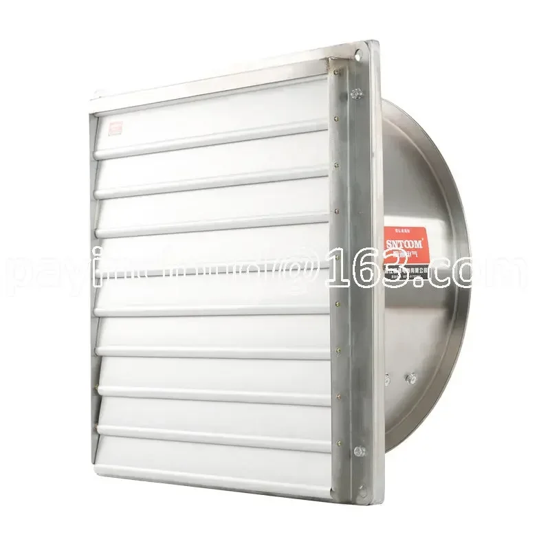 BFAG-400/500 Stainless Steel Explosion Proof Exhaust Fan Square Industrial Warehouse Explosion Proof Ventilation Fan