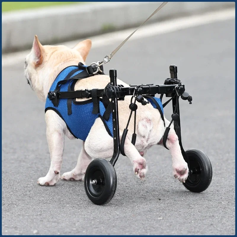 

New 1pcs Pet Wheelchair Cart Adjustable Pet Mobility Aids with Wheels Disabled Cat Dog Rehabilitation Walking Mobility Aid Troll