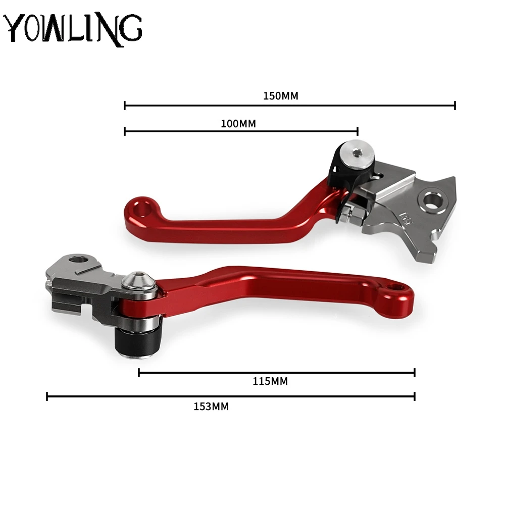 WR 200 Pivot Brake Clutch Levers For YAMAHA WR200 1992 1993 1994 1995 Motorcycle Accessories Dirt Pit Bike Brakes Handles Lever