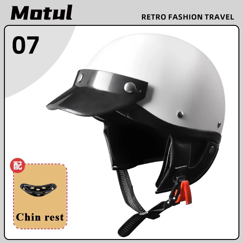 AD Retro Motorcycle Helmets for Men Vintage MOTO Half-helmet Unisex Locomotive Motorbike Certified Safety Cap Free Shipping