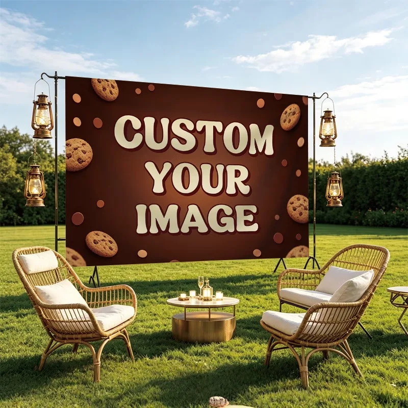 Custom Advertising Flags Deliver All Holiday Group Activities Apply To Multiple Usage Scenes Audience For Advertising Promotion