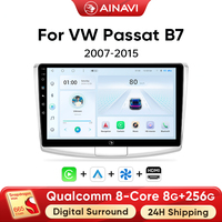 Ainavi Car Radio For Volkswagen VW Passat B7 B6 CC Wireless Carplay Android Auto Car Multimedia Player Autoaudio Stereo 4G 2Din