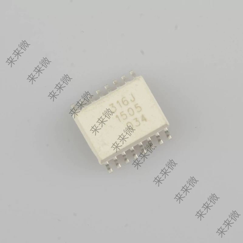 10PCS  HCPL-316J-500E A316J SOP-8 IGBT Gate Driver Optocoupler 2.5A Output High Speed Isolated Gate Drive One-Stop BOM Service