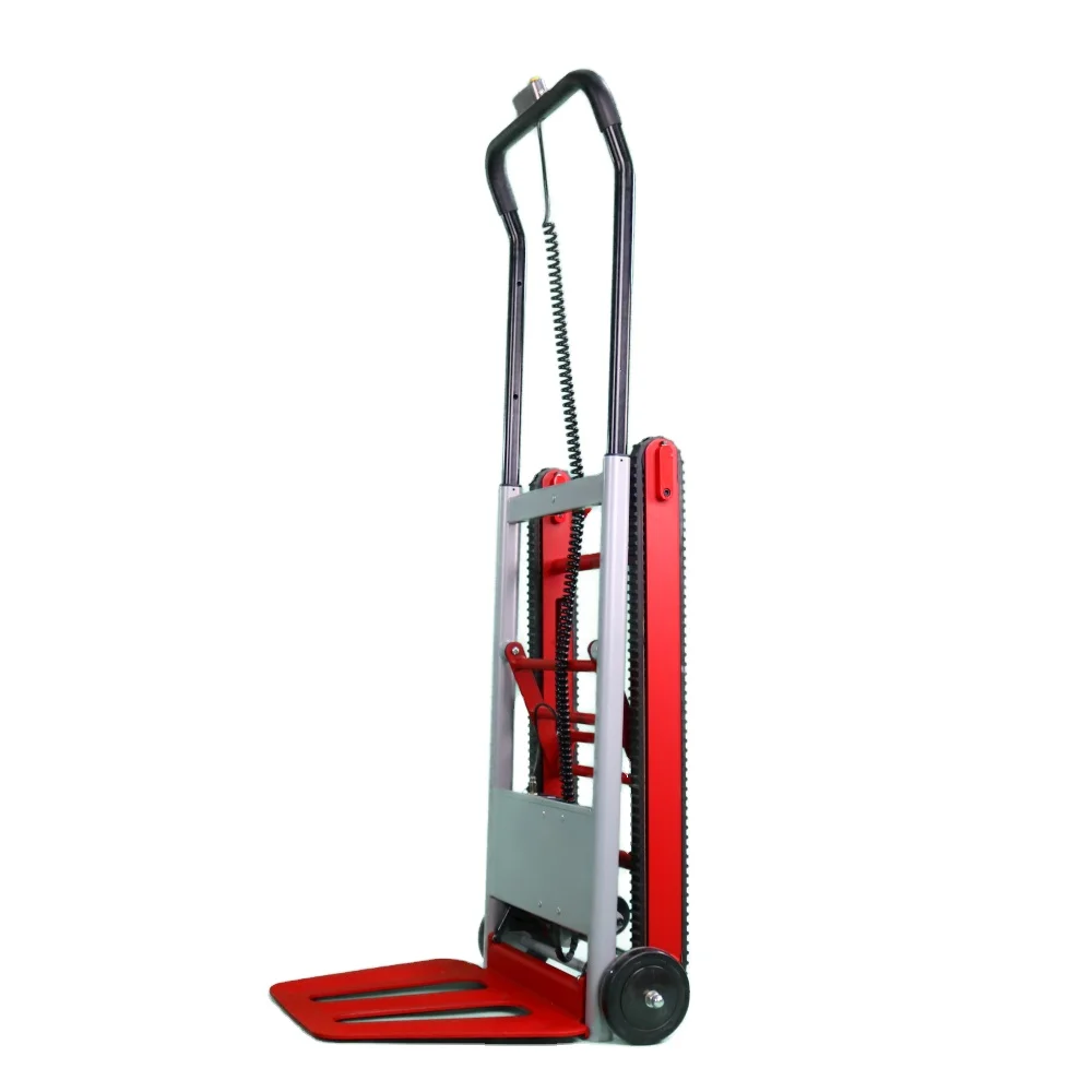 

Подъемная тележка для альпинистов, электрический гусеничный складной лестничный погрузчик, портативная аккумуляторная платформа, лестница, грузовик для подъема по лестнице