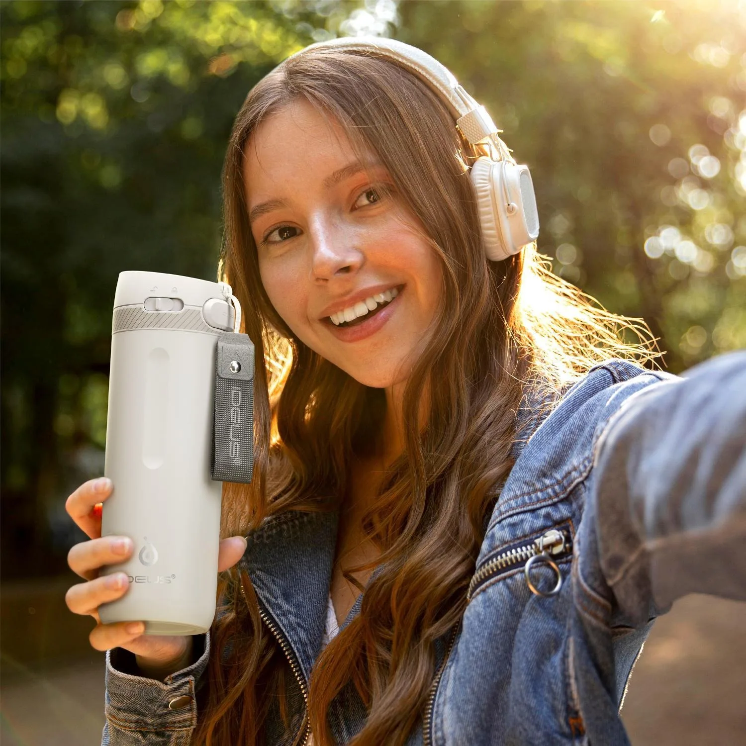 

ideus 304 stainless steel insulated cup, 500ml portable vacuum leak-proof travel and outdoor sports water cup, suitable for offi