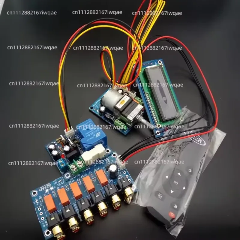 Remote control volume control board motor potentiometer modified power amplifier automatically adjusts volume APLS
