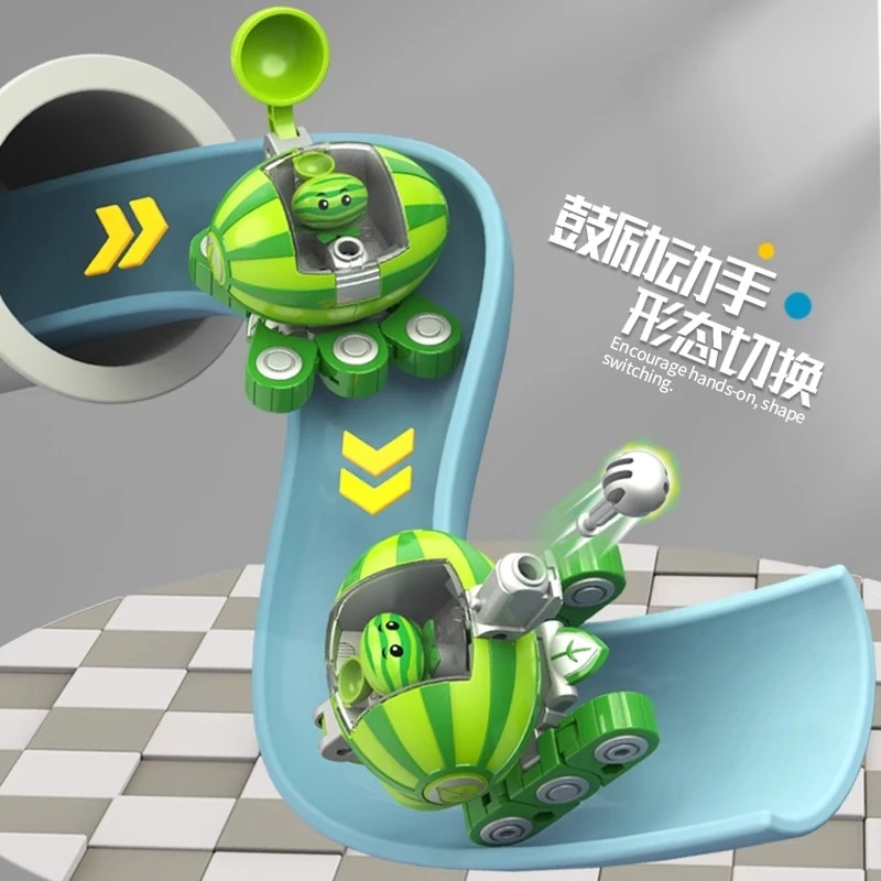 

Toy catapult pitcher big mouth flower simulation watermelon child combination transformation boy