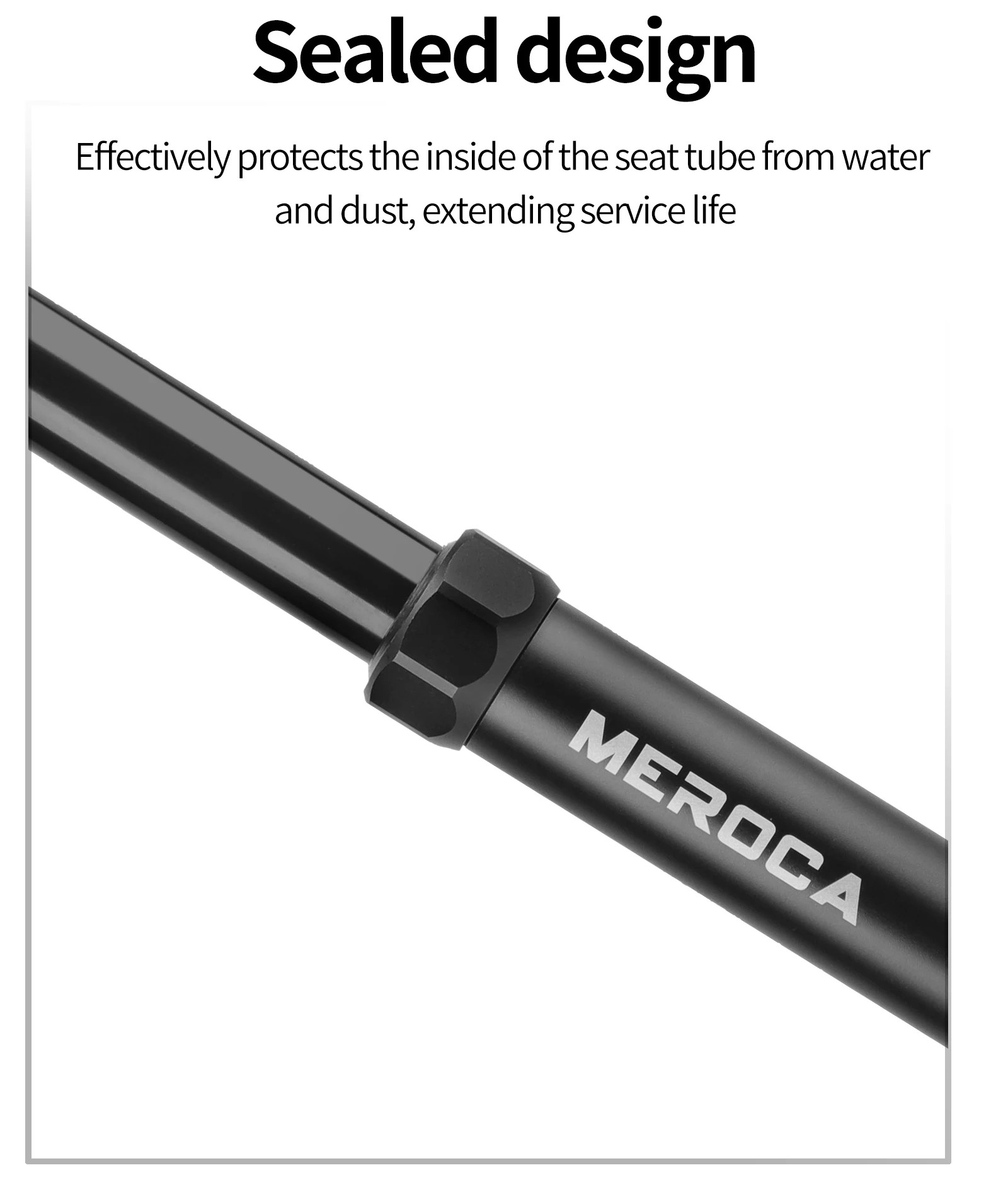 MEROCA Bike Dropper Sattelstütze 30,9/31,6x425mm Interne Routing Kabel Fernbedienung Draht Control Lift Sitzrohr MTB Sattelstütze – Detail 7