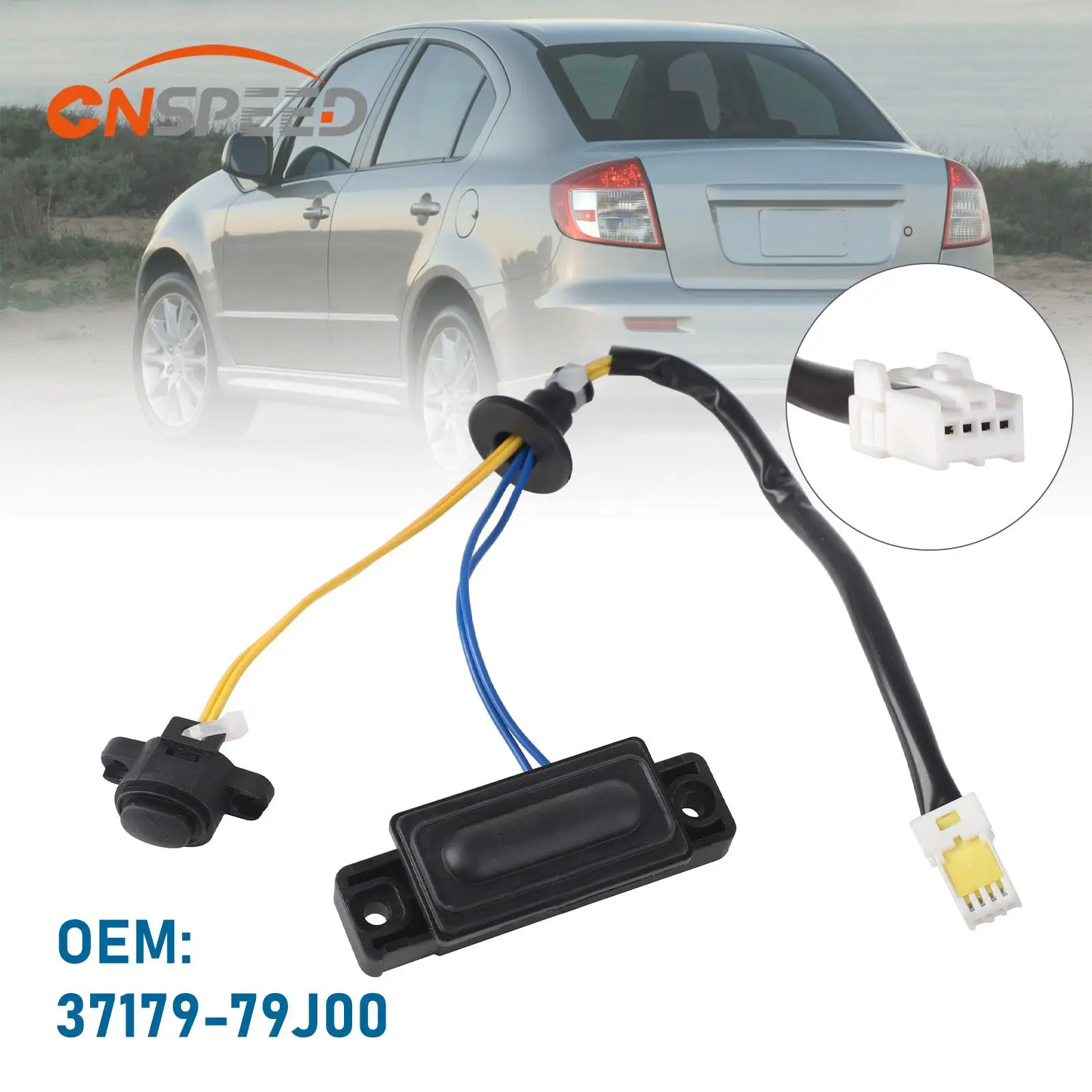

CNSPEED Tailgate Trunk Open Release Switch Replacement 37179-79J00 For Suzuki SX4 2006-2013 Rear Trunk Lid Lock Boot Switch 1PCS