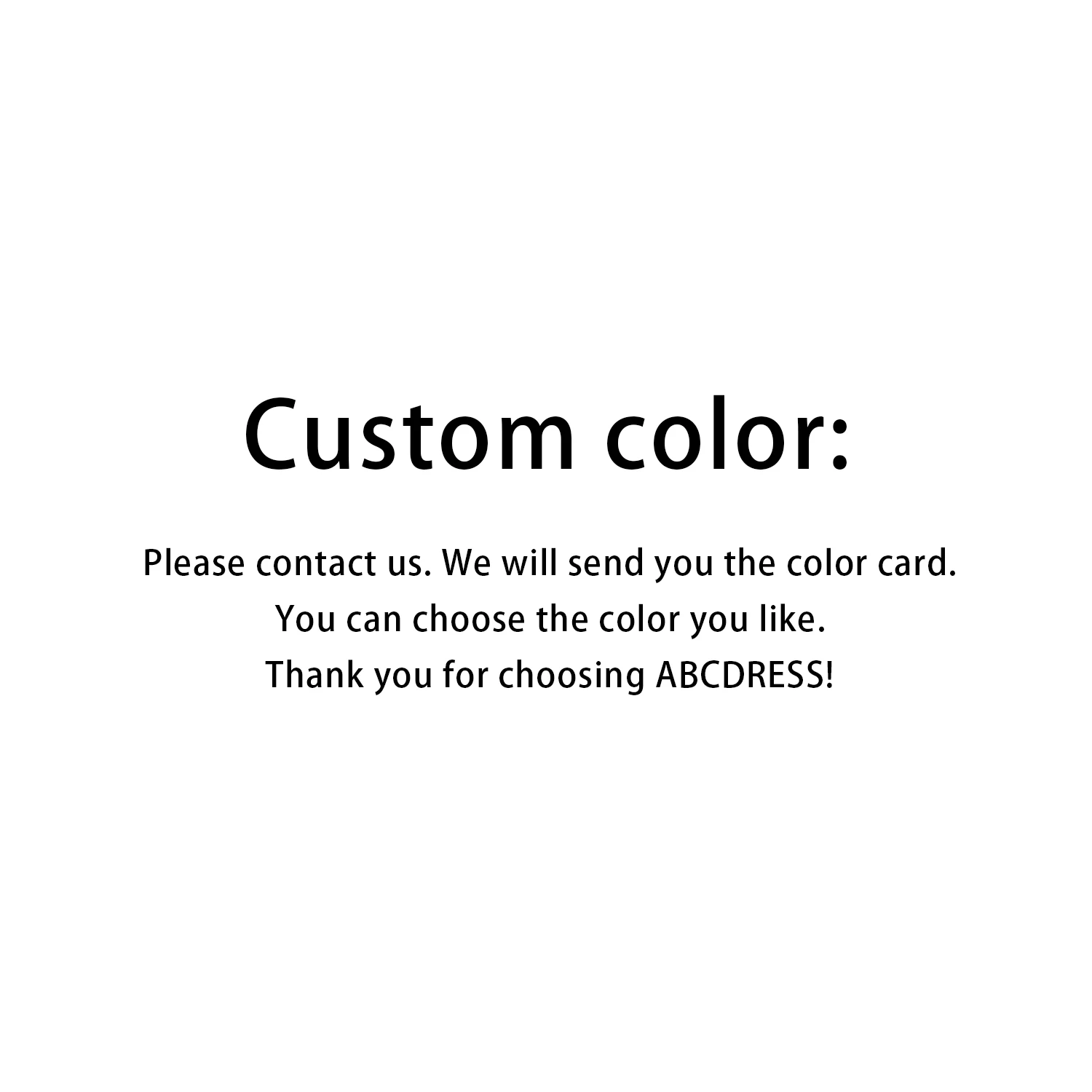 Custom Color