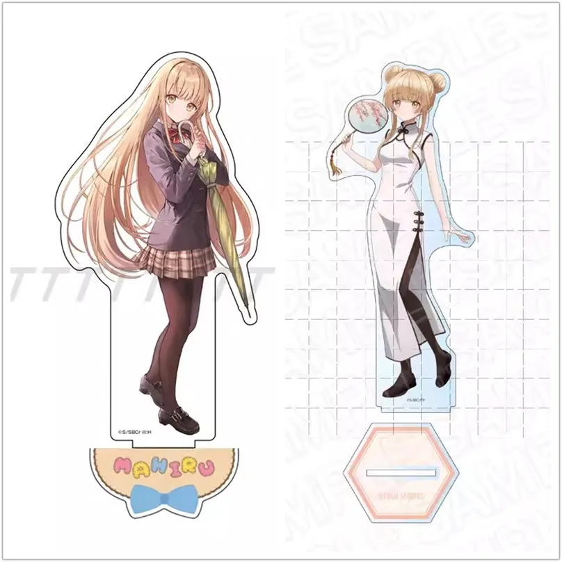 Game Shiina Mahiru Akazawa Itsuki Shirakawa Chitose Fujimiya Amane Acrylic Stand Doll Anime Figure Model Plate Cosplay Toy Gift