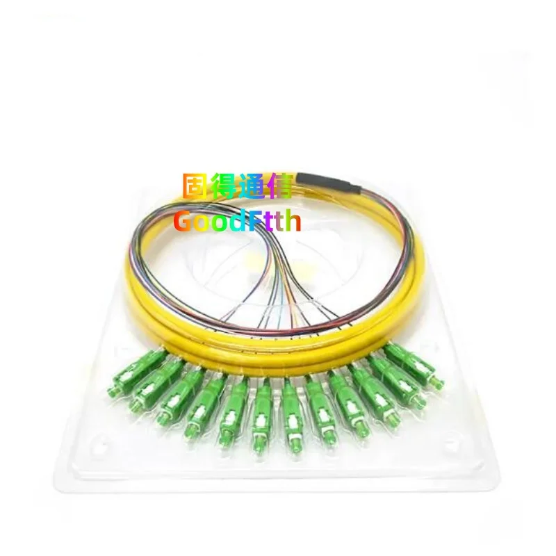 12 Core Fiber Pigtail SC/APC SM G652D G657A1 G657A2 12Core Distribution  Bundle Cable GoodFtth