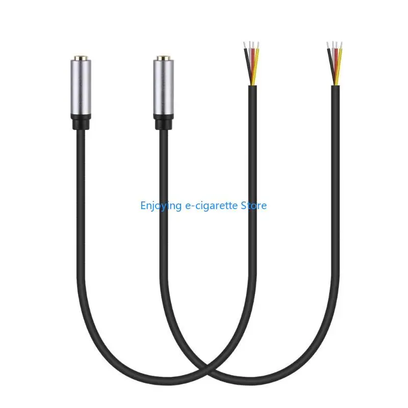 3,5-mm-Buchse auf TRRS-Stereo-Kabel mit blankem Draht für die Wartung von Hörgeräten Y4QF – Detail 7