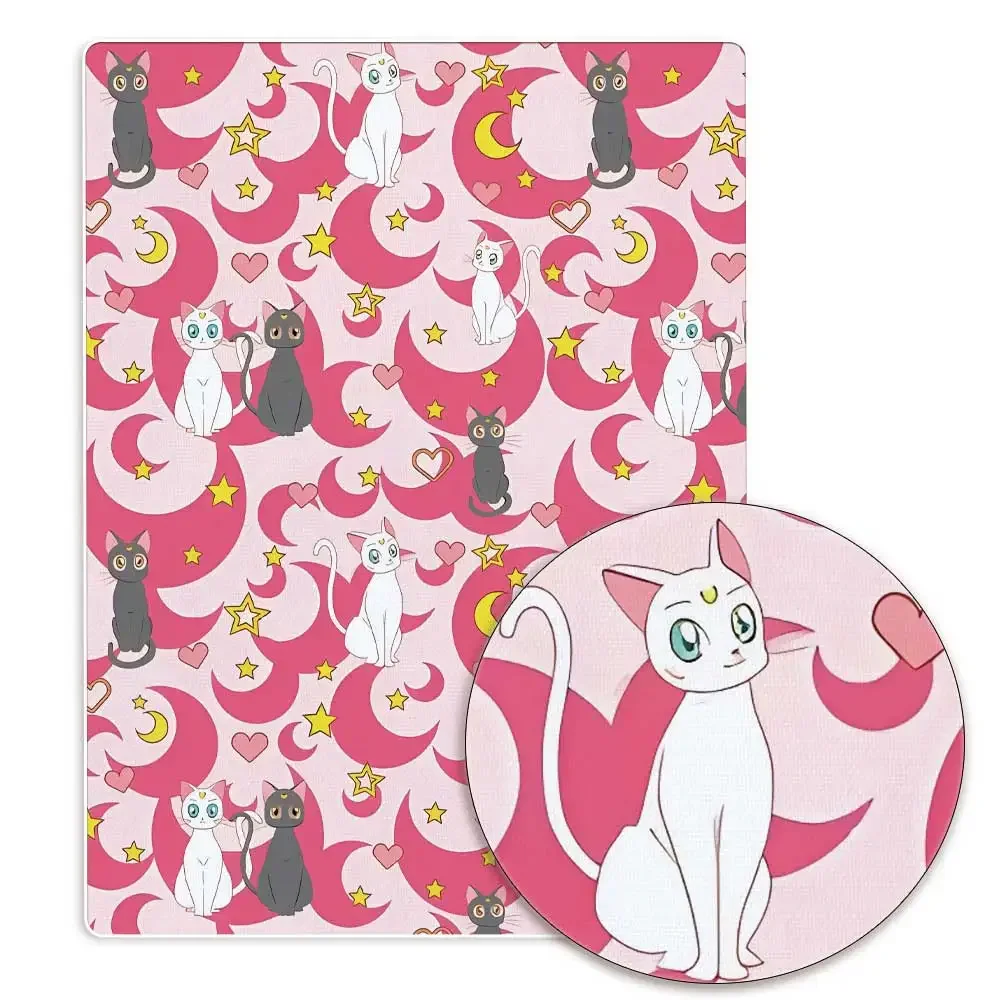 الكرتون النسيج الساخن DIY140 * 50 سنتيمتر اليدوية الخياطة خليط اللحف فستان طفل ورقة المنزل قماش مطبوع النسيج الخياطة الاطفال فابري