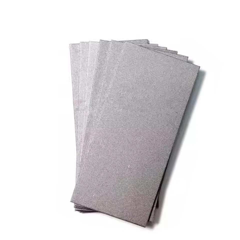 30pcs/lot 150x70x0.8mm Sandblasted Steel Panels - 10μm Roughness for Paint Coating Test, Spraying & Salt Spray Experiment  SD-8