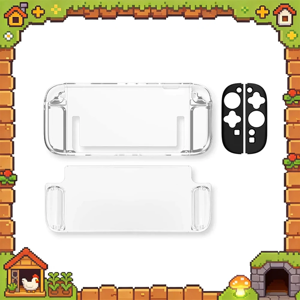IINE Magnetic Protective Shell Game Console Storage Box Split Flip All-inclusive Hard Shell Frontal Magnetic Attraction