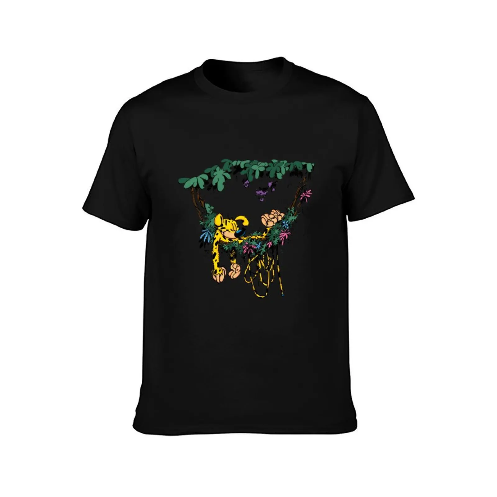 Marsupilami in hammock \t \t\t T-Shirt Work Duty Casual T-Shirt