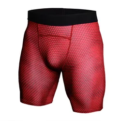 Men Sports Gym Compression Under Base Layer Shorts Tights Half Athletic Mens Quick Drying Skinny Riding 3XL Skinny Fitness Short