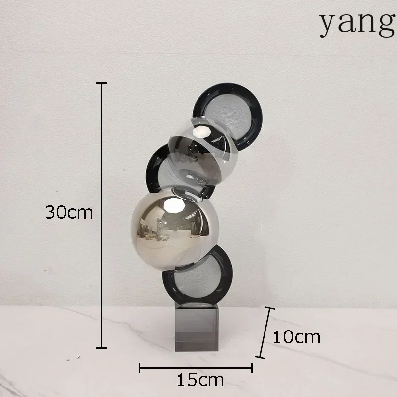 CX Stacked Spherical Geometry Creative Ornaments Desk Decoration Crafts Sculpture